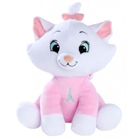 Peluche Disney Classics Marie en barboteuse rose 25cm