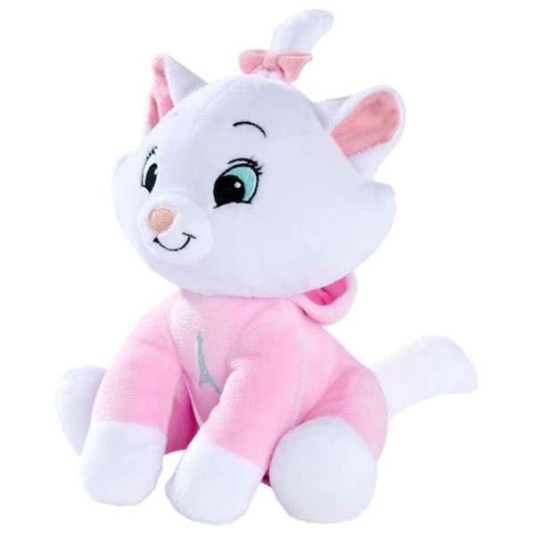 Peluche Disney Classics Marie en barboteuse rose 25cm - vue de profil