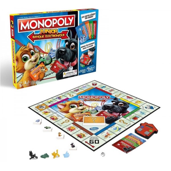 Monopoly Junior Banque Electronique - Jeu de Société Hasbro