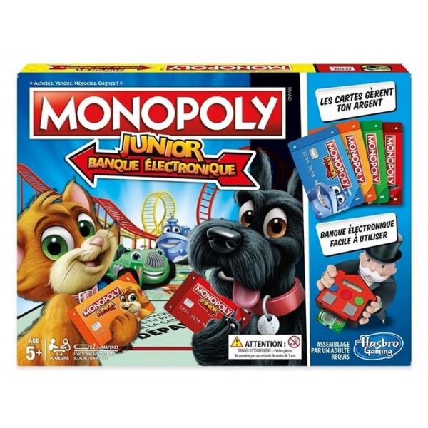 Monopoly Junior Banque Electronique - Jeu de Société Hasbro