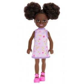 Poupée Barbie Chelsea Brune en Robe Rose HXM96