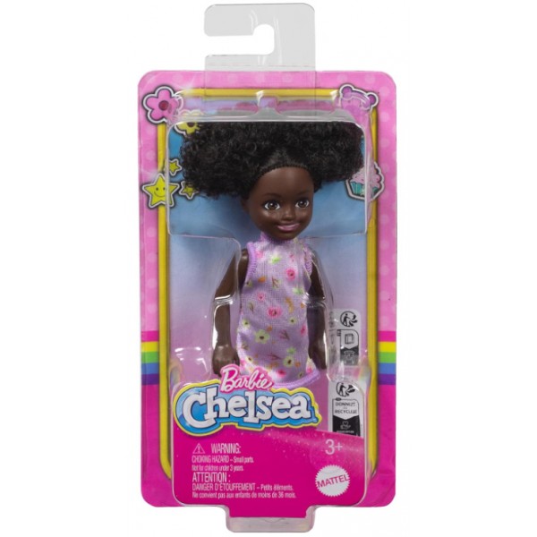 Poupée Barbie Chelsea Brune en Robe Rose HXM96