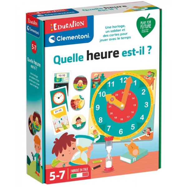 Jeu Educatif Clementoni Qu'elle Heure Est Il?