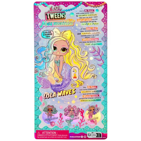 Poupée LOL Surprise Tweens Mermaids Lola Waves