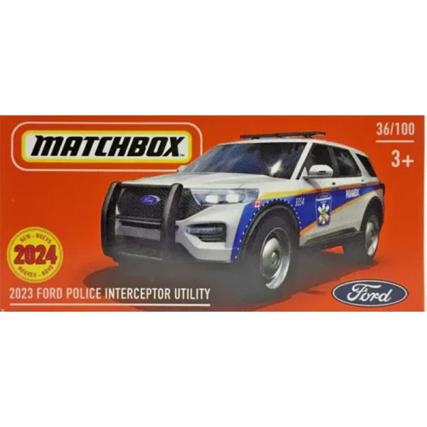 Matchbox Véhicule Miniature 2023 Ford Police Interceptor Utility