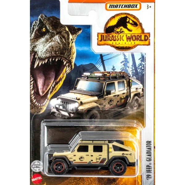 Véhicule Matchbox Jurassic Worl Jeep Gladiator HBG96