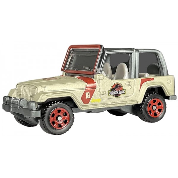 Véhicule Matchbox Jurassic World Jeep Wrangler #18 HBH01