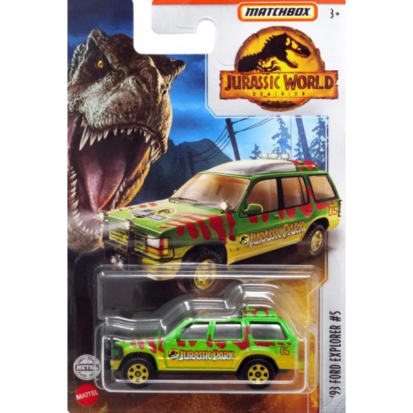 Véhicule Matchbox Jurassic World Ford Explorer 5 HBG99