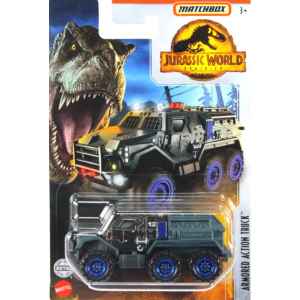 Véhicule Matchbox Jurassic World Armored Action Truck HBH06