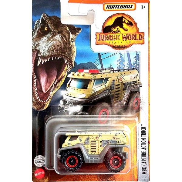 Véhicule Matchbox Jurassic World Mbx Capture Action Truck HBG97