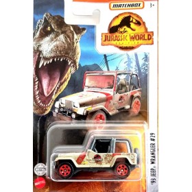 Véhicule Matchbox Jurassic World Jeep Wrangler 29 HBH07