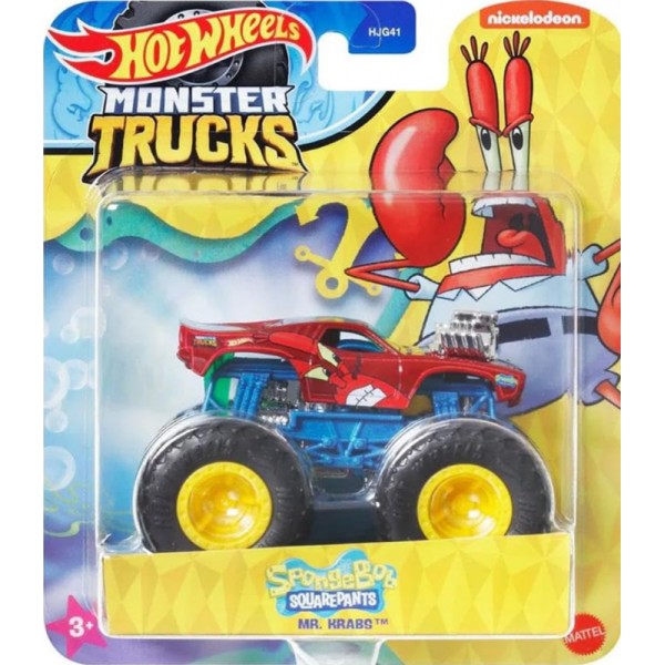 Hot Wheels Monster Trucks SpongeBob Squarepants Mr Krabs