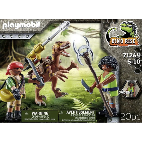 Playmobil Dino Rise Deinonychus et Guerriers - 71264