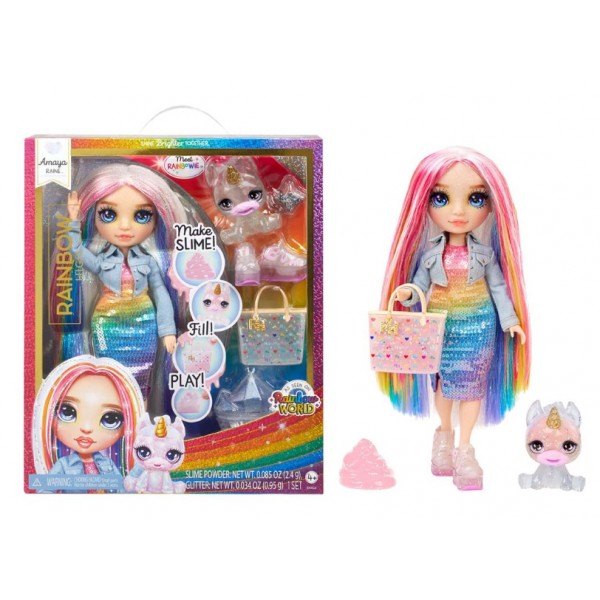 Poupée Rainbow High Amaya avec Slime & Licorne