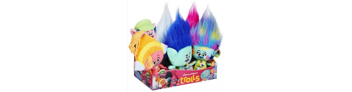 Trolls : Peluches, Figurines & Puzzles gommes 3D 